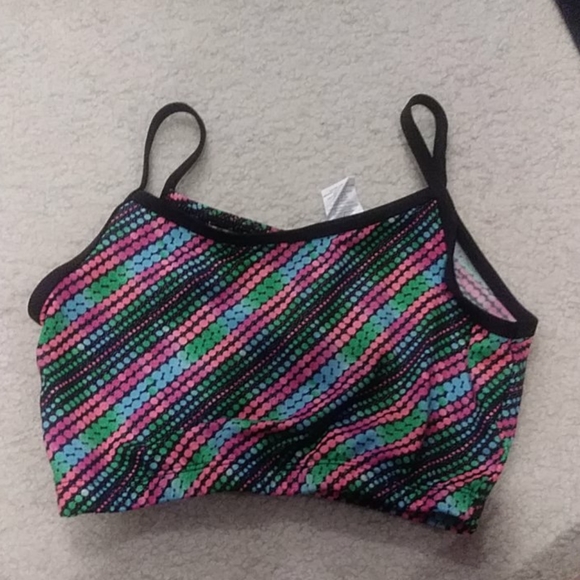 Sparkly Colorful Dance Crop Top - Picture 3 of 4